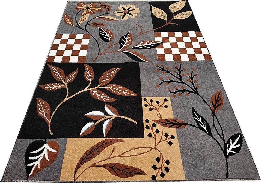 Handloom Carpet Modern Floral Pattern Design BCF Carpets